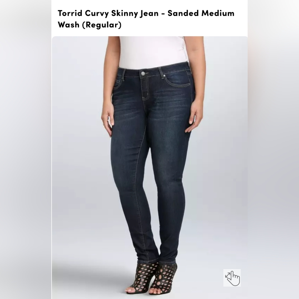 TORRID Sz 18 Tall Curvy Skinny Jean